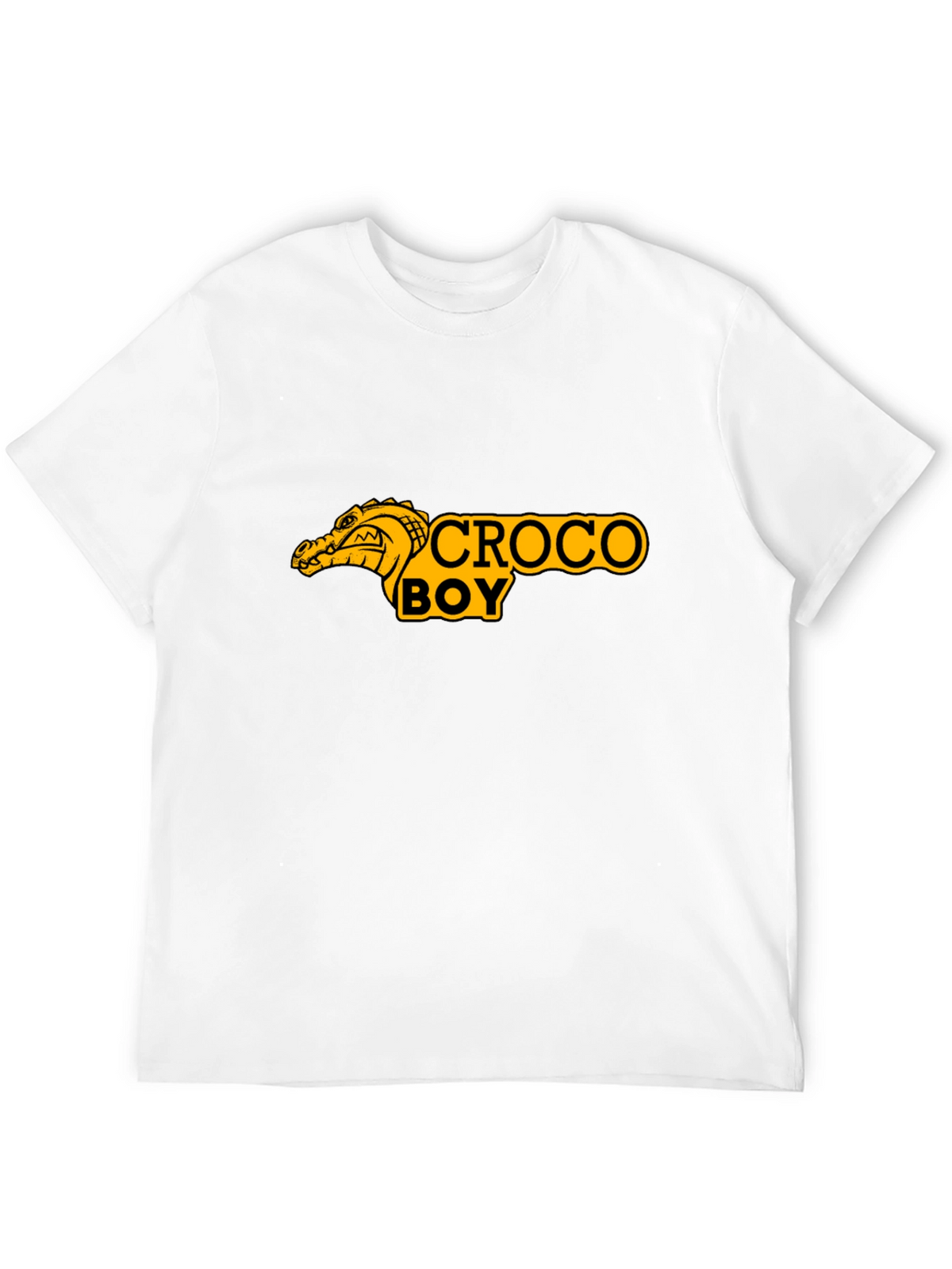 Croco Boy Graphic T-Shirt - Black Cotton Tee
