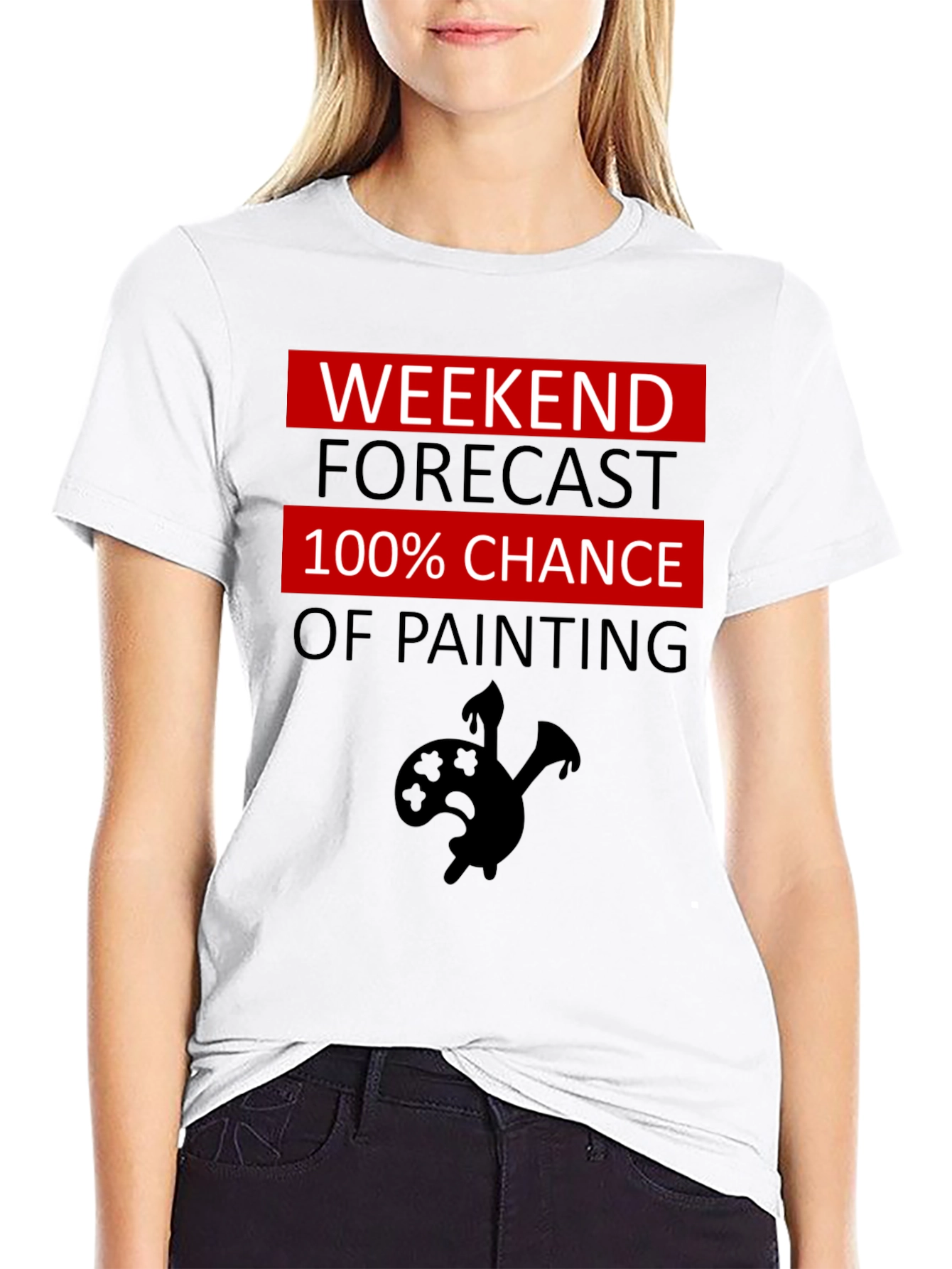Weekend Painting Forecast T-Shirt