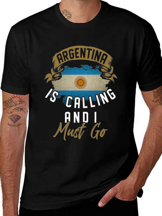 Argentina Calling T-Shirt - Travel Graphic Tee