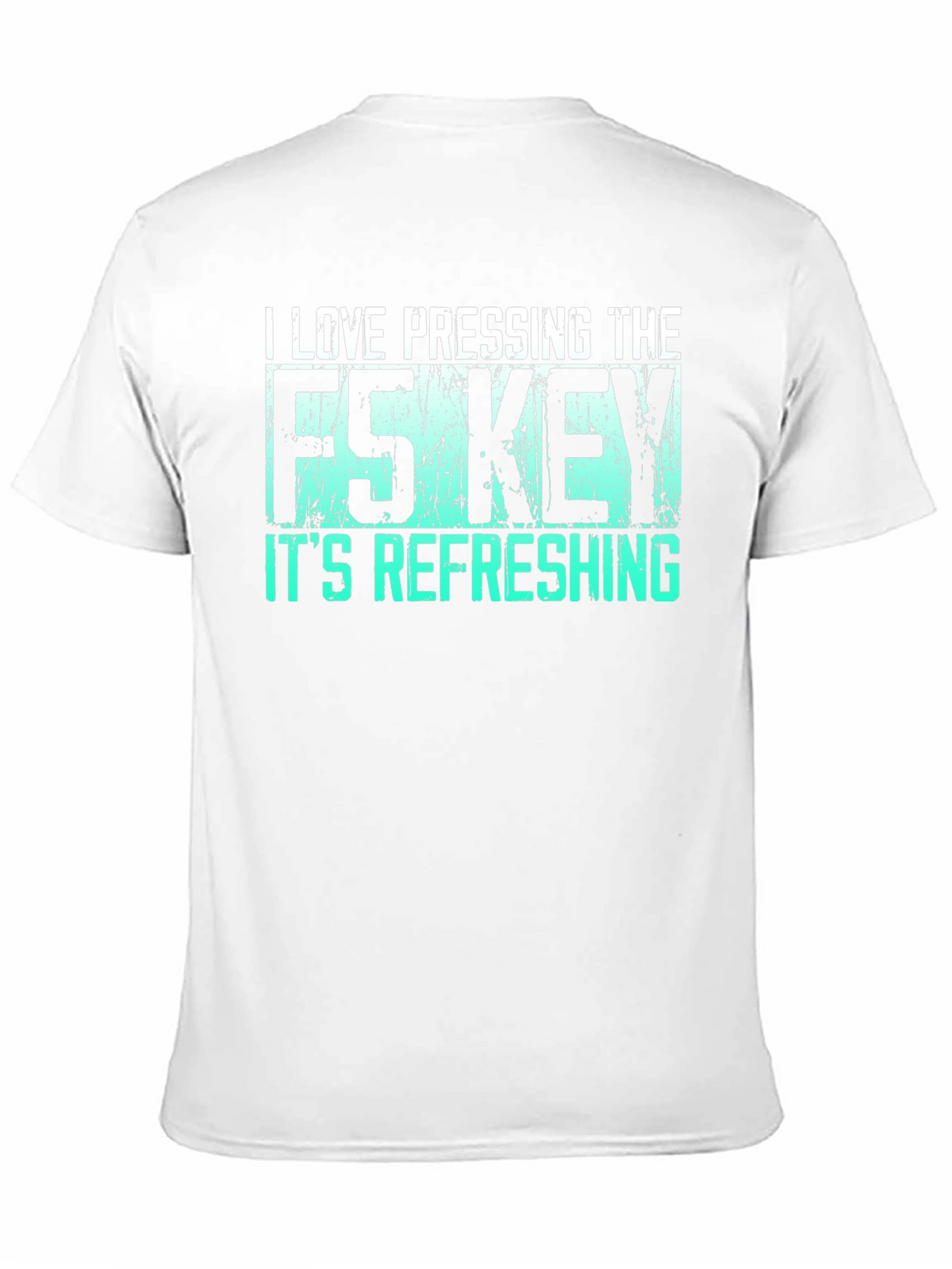 I Love Pressing F5 Refreshing Black T-Shirt