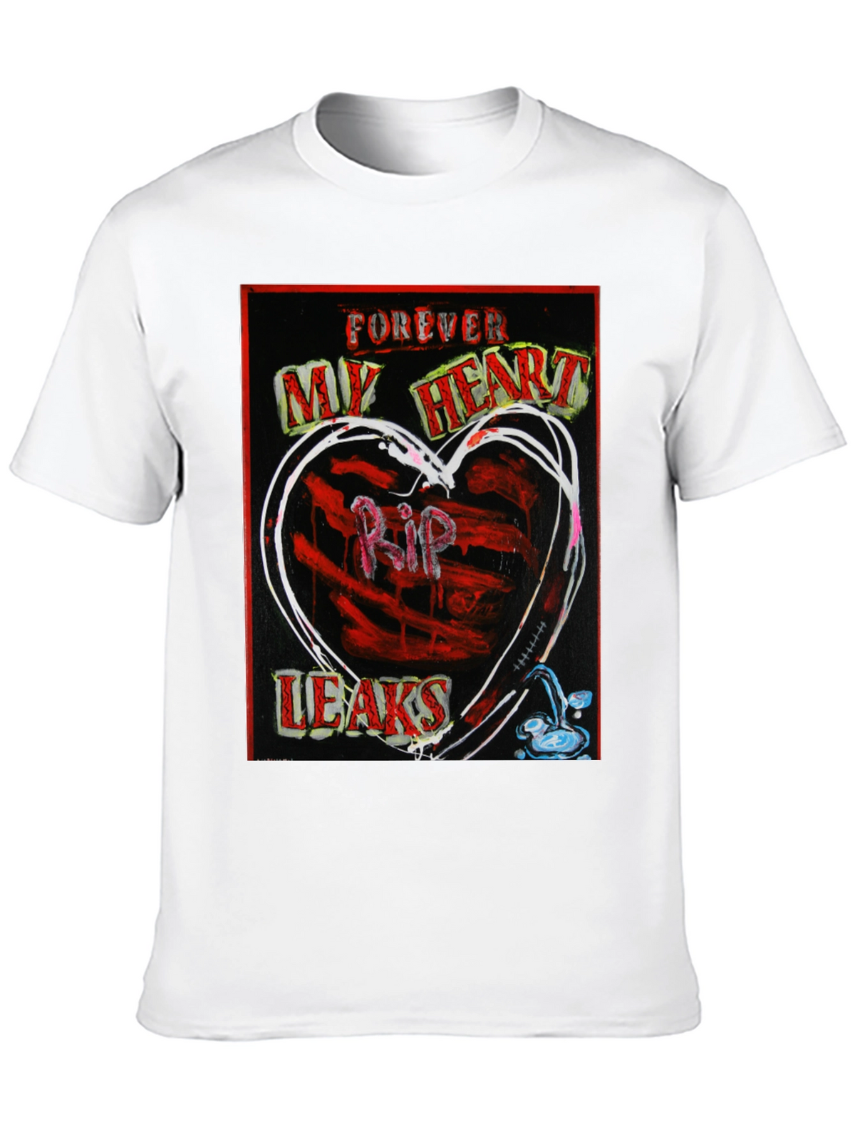 RIP Heart Leaks Graphic Tee