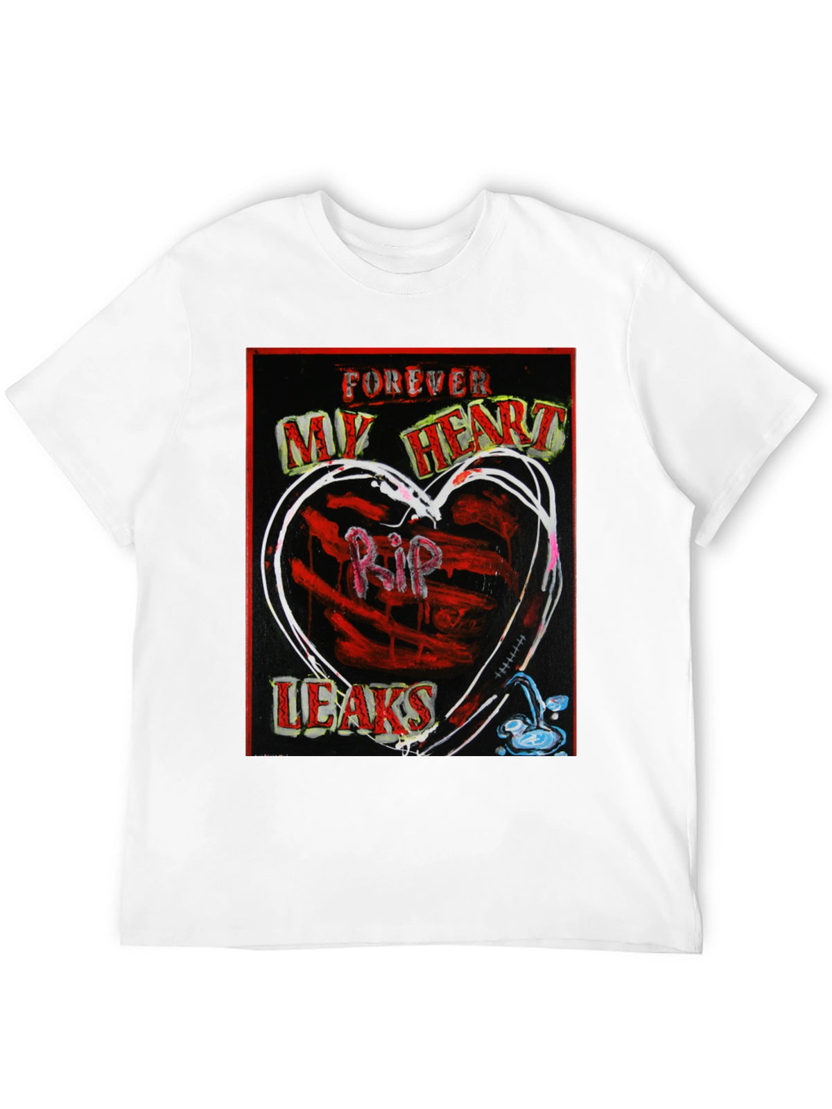 RIP Heart Leaks Graphic Tee
