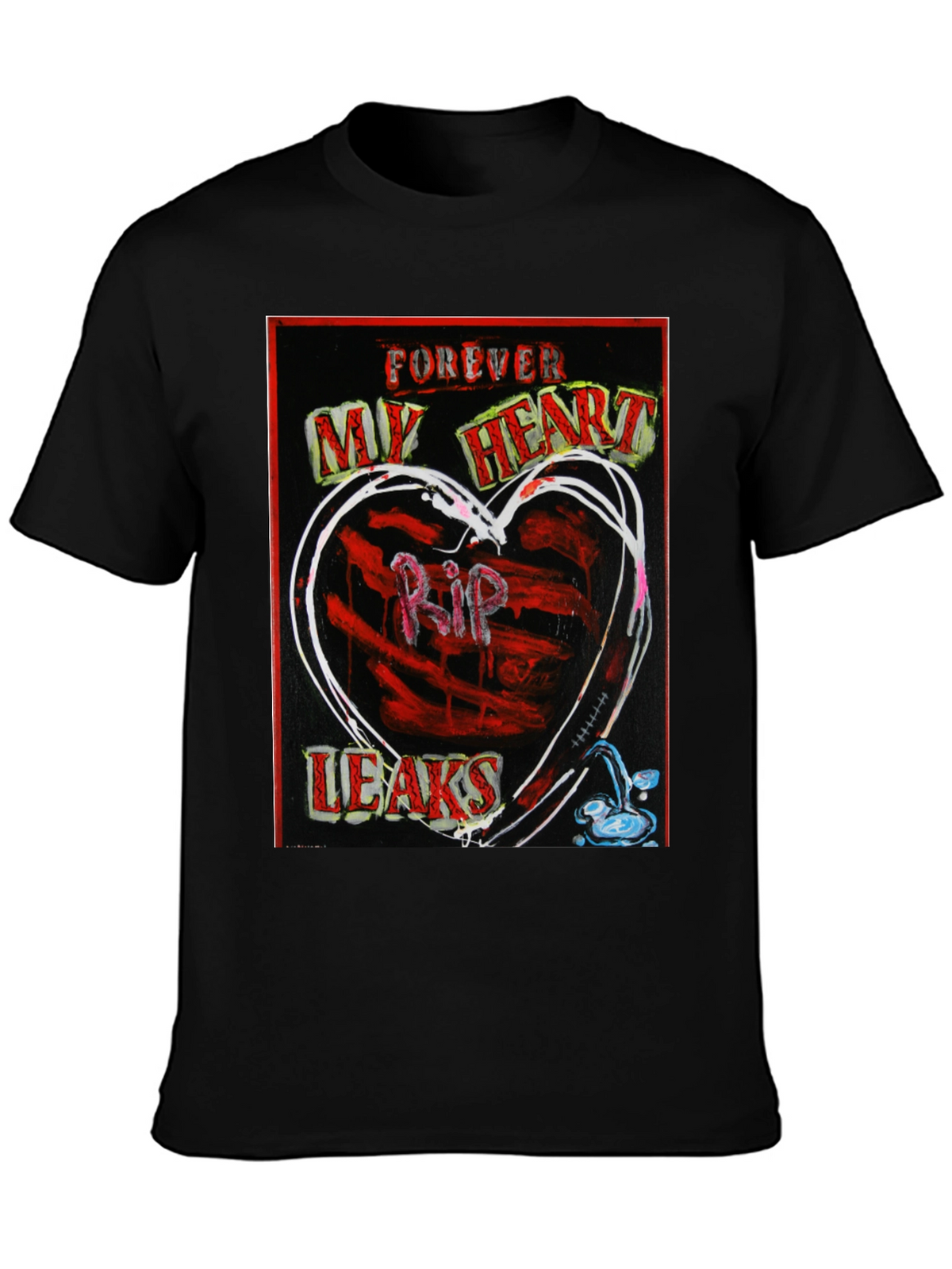 RIP Heart Leaks Graphic Tee