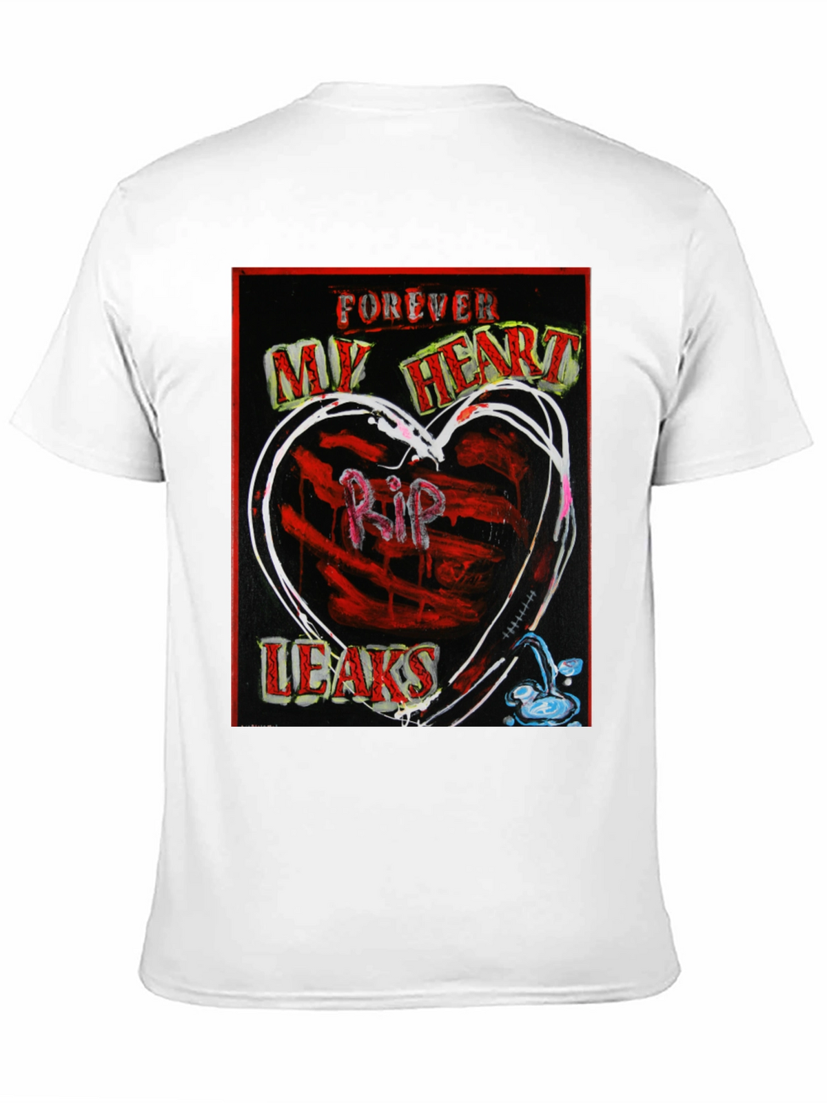 RIP Heart Leaks Graphic Tee