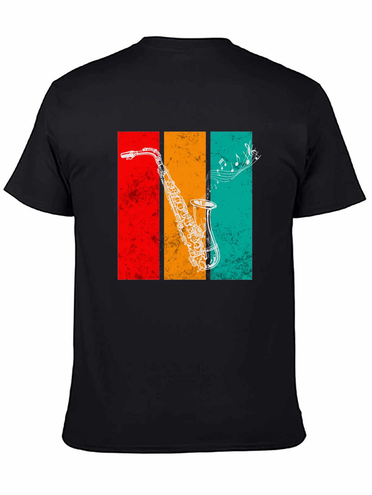 Retro Saxophone Graphic Tee - Music Lovers T-Shirt