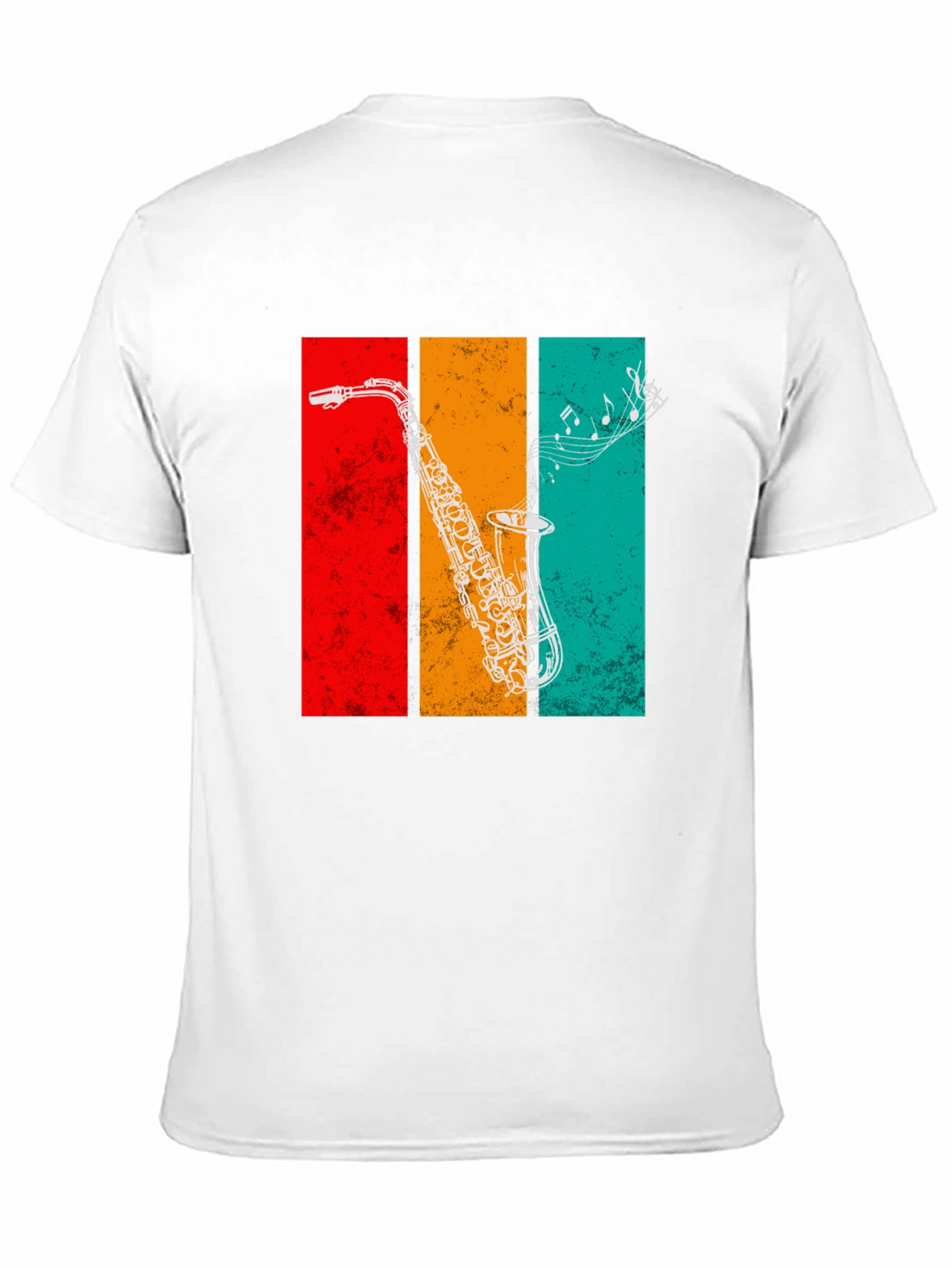 Retro Saxophone Graphic Tee - Music Lovers T-Shirt