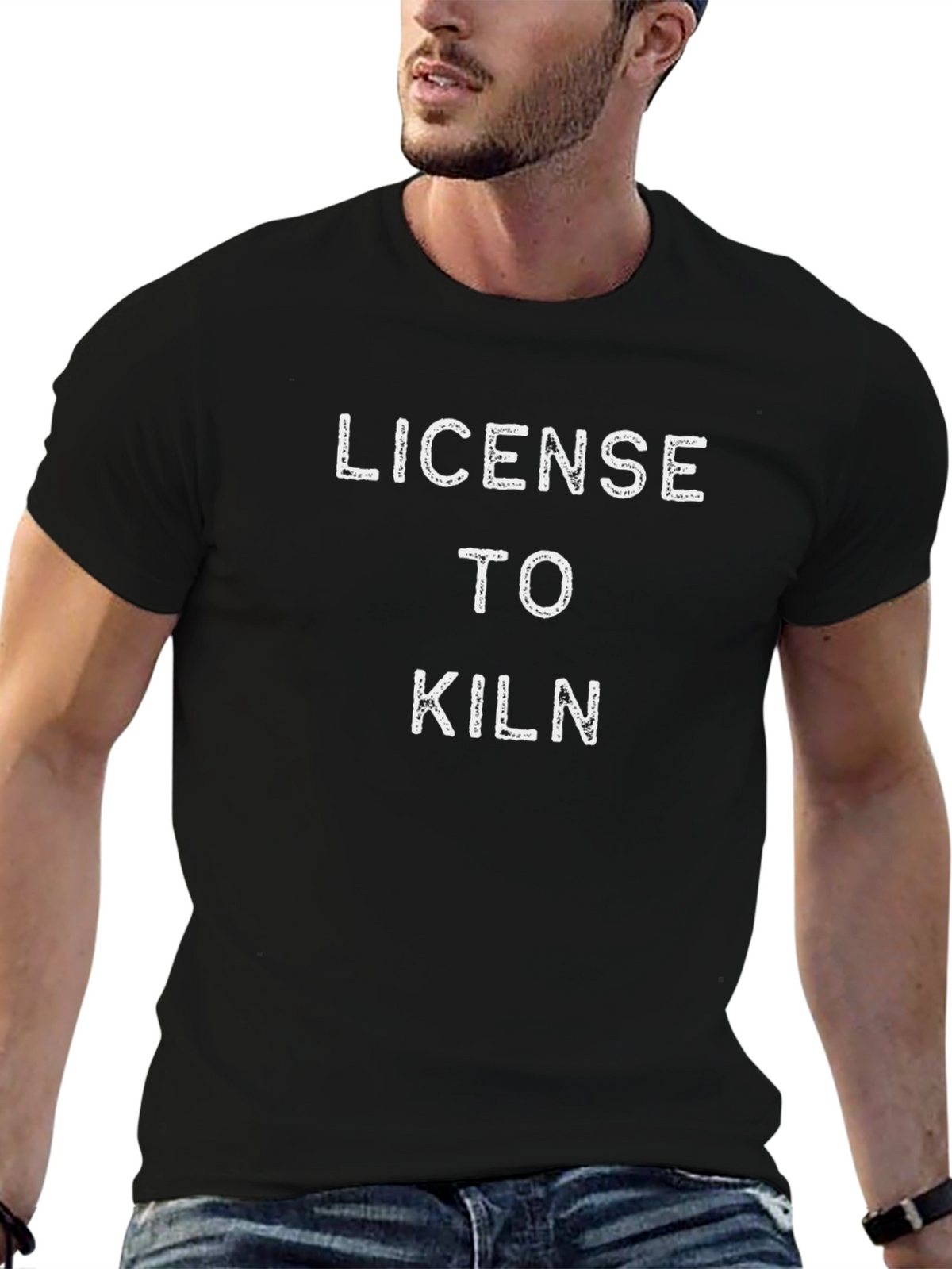 License to Kiln Black Graphic T-Shirt