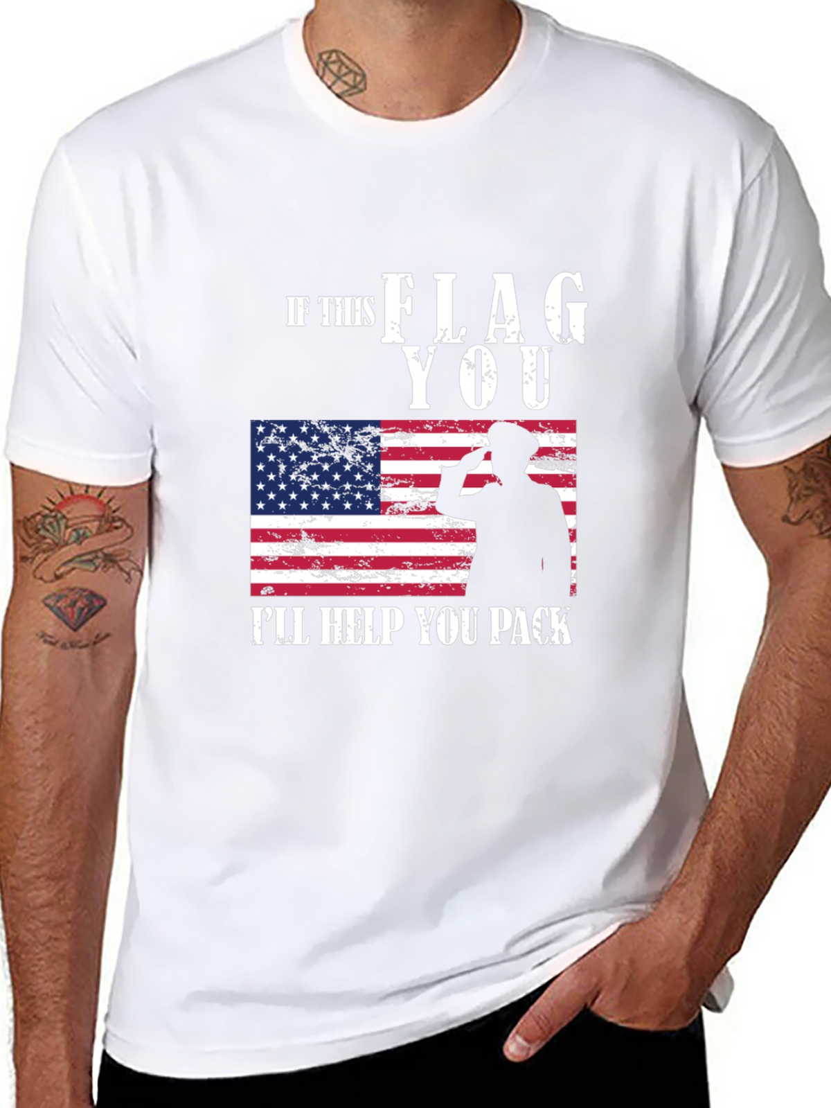 Patriotic If This Flag Offends You T-Shirt