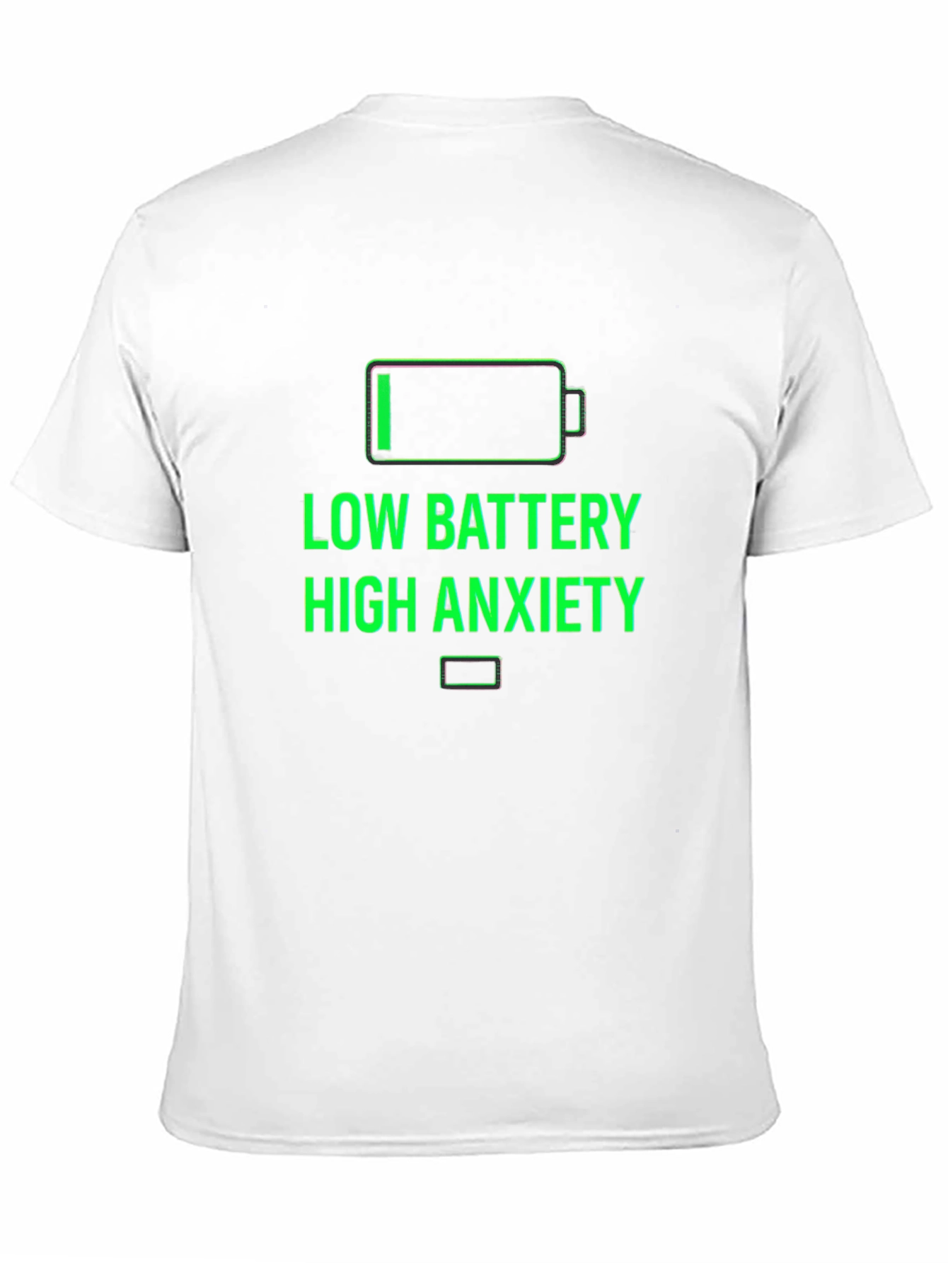 Low Battery High Anxiety Graphic T-Shirt