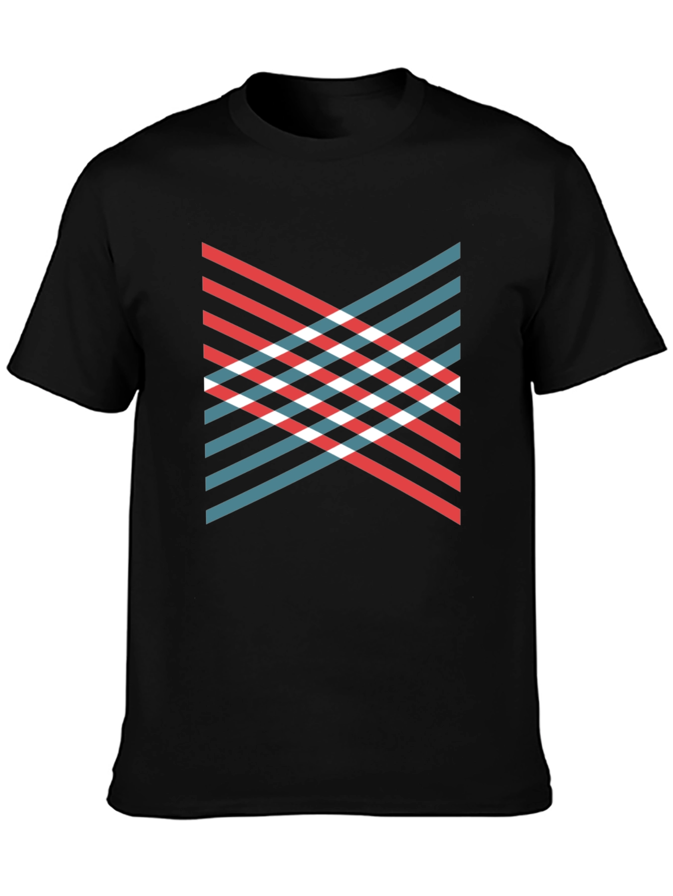 Abstract Geometric Pattern Graphic T-Shirt