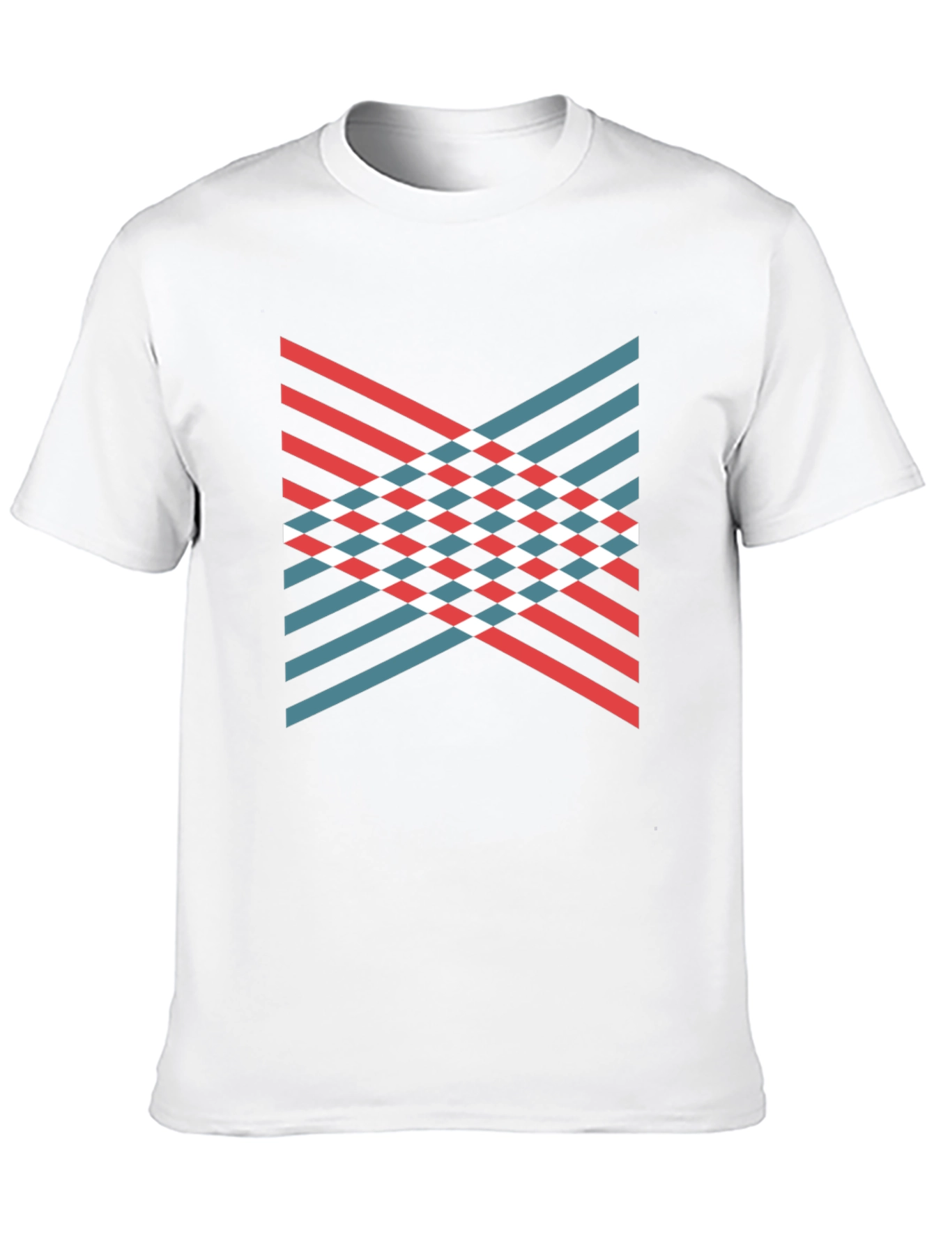 Abstract Geometric Pattern Graphic T-Shirt