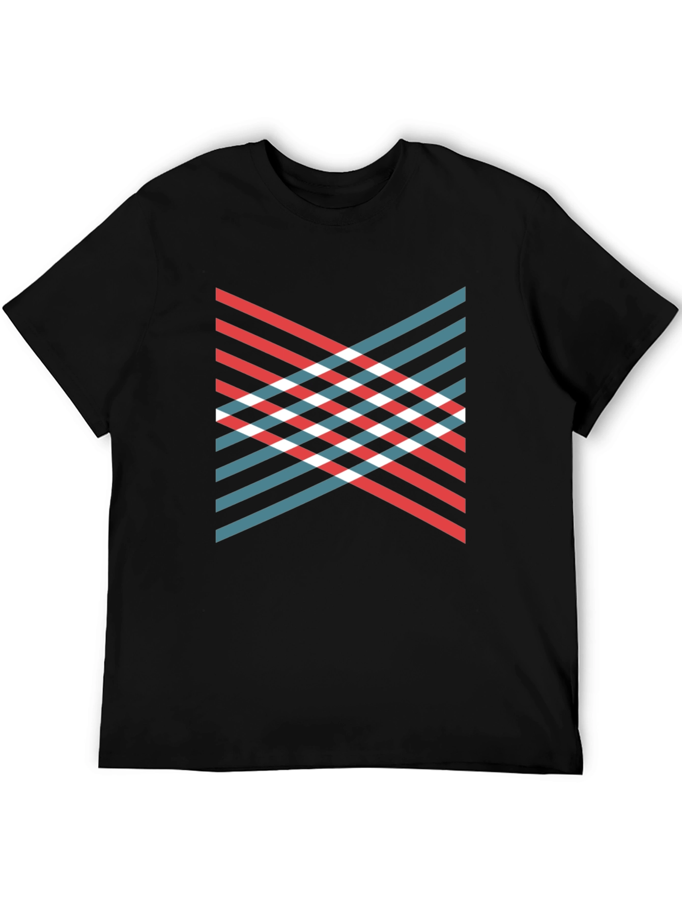 Abstract Geometric Pattern Graphic T-Shirt