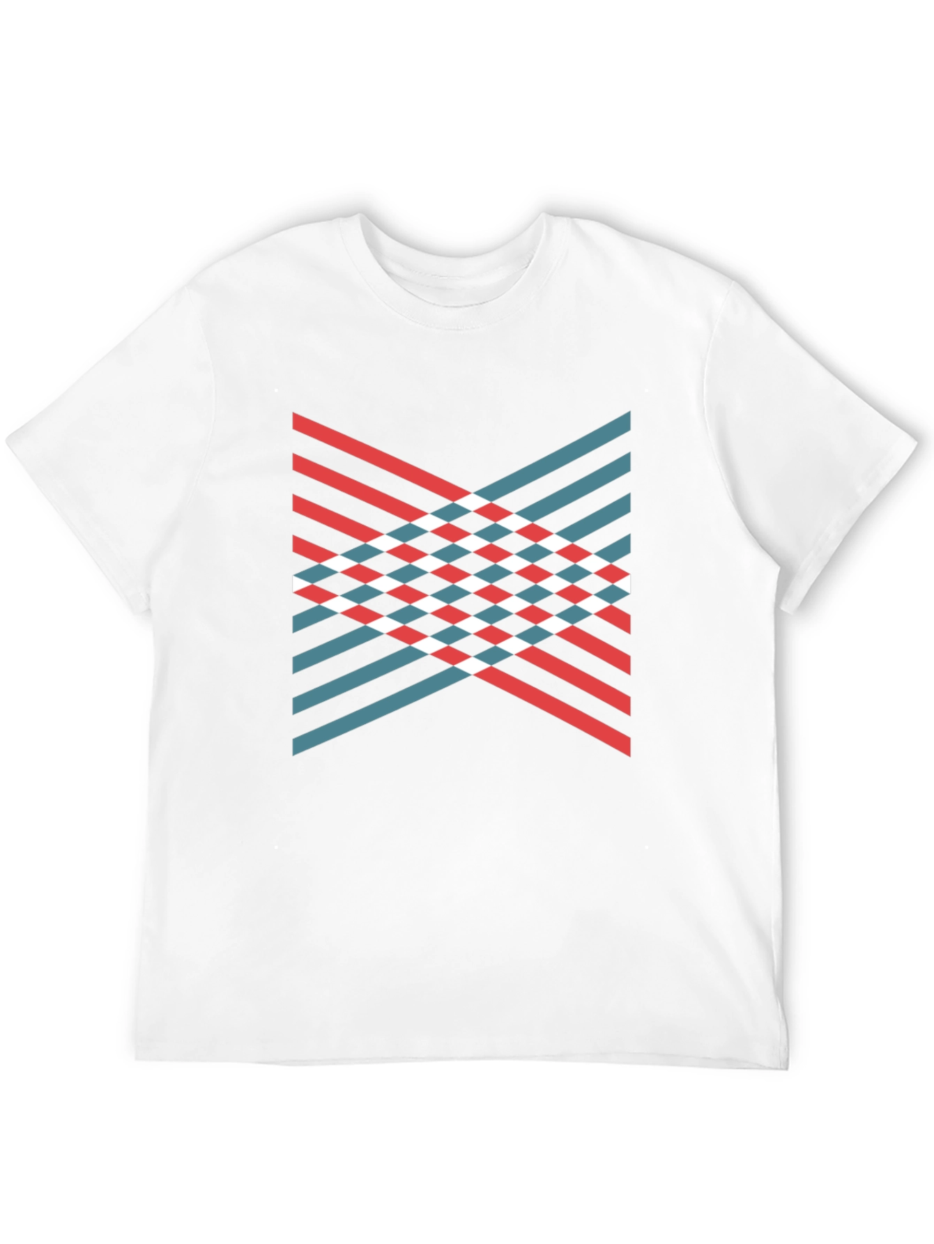 Abstract Geometric Pattern Graphic T-Shirt