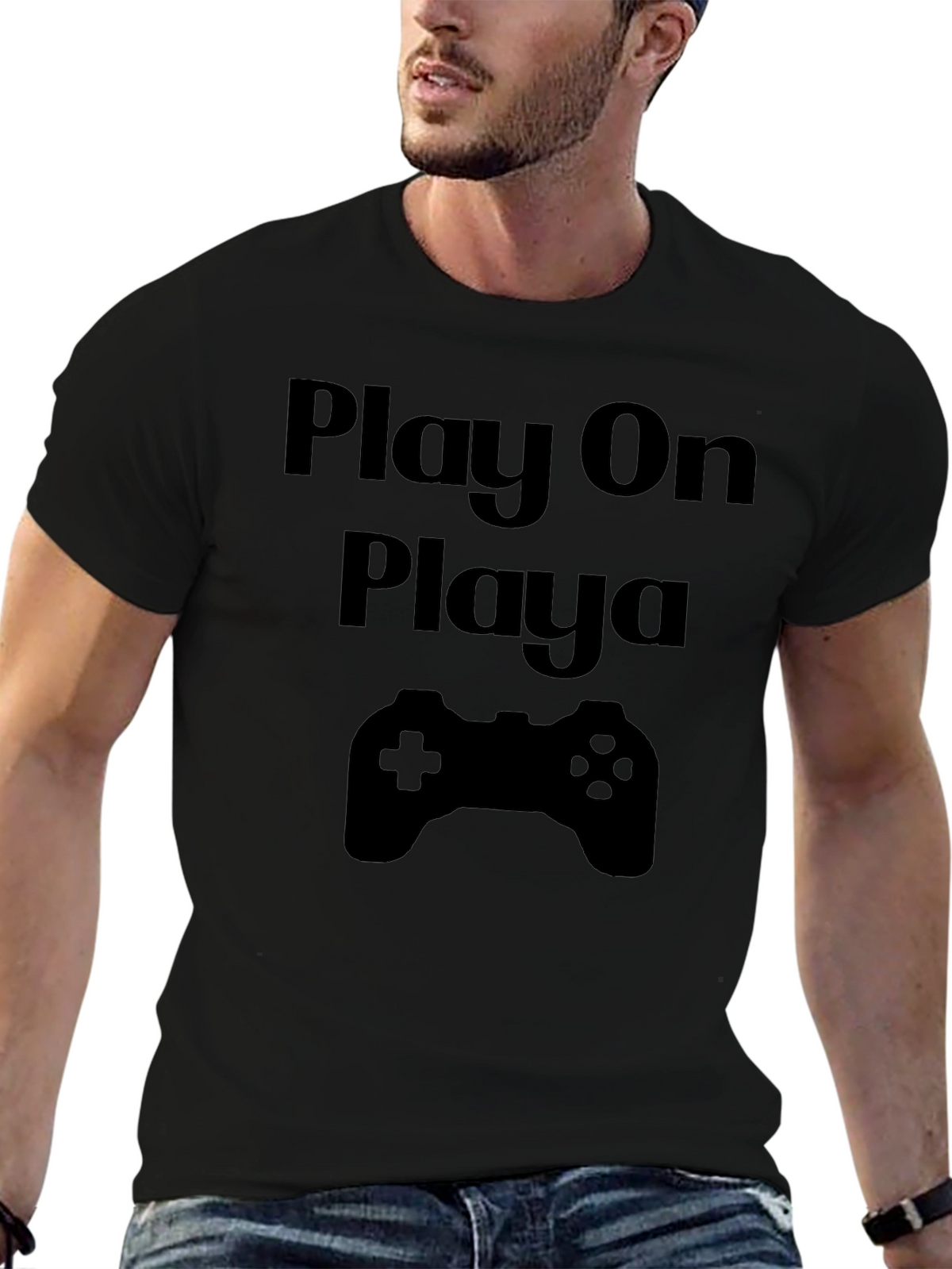 Play On Playa Black T-Shirt - Gamer Style