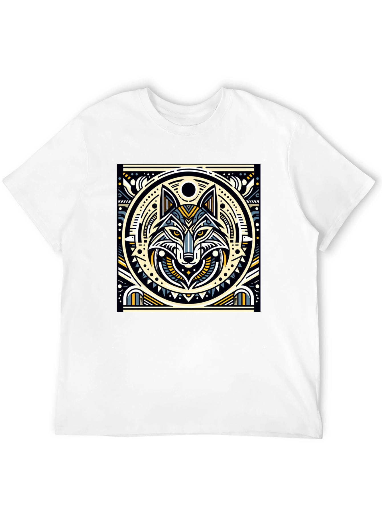 Wolf Graphic Black T-Shirt