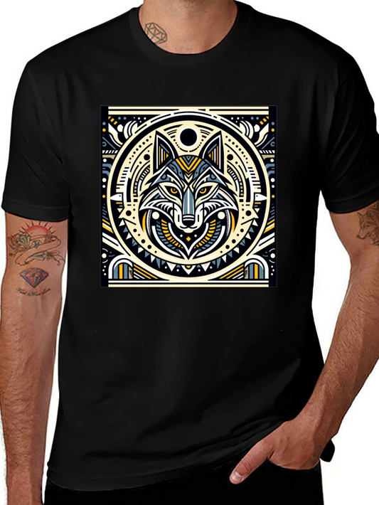 Wolf Graphic Black T-Shirt