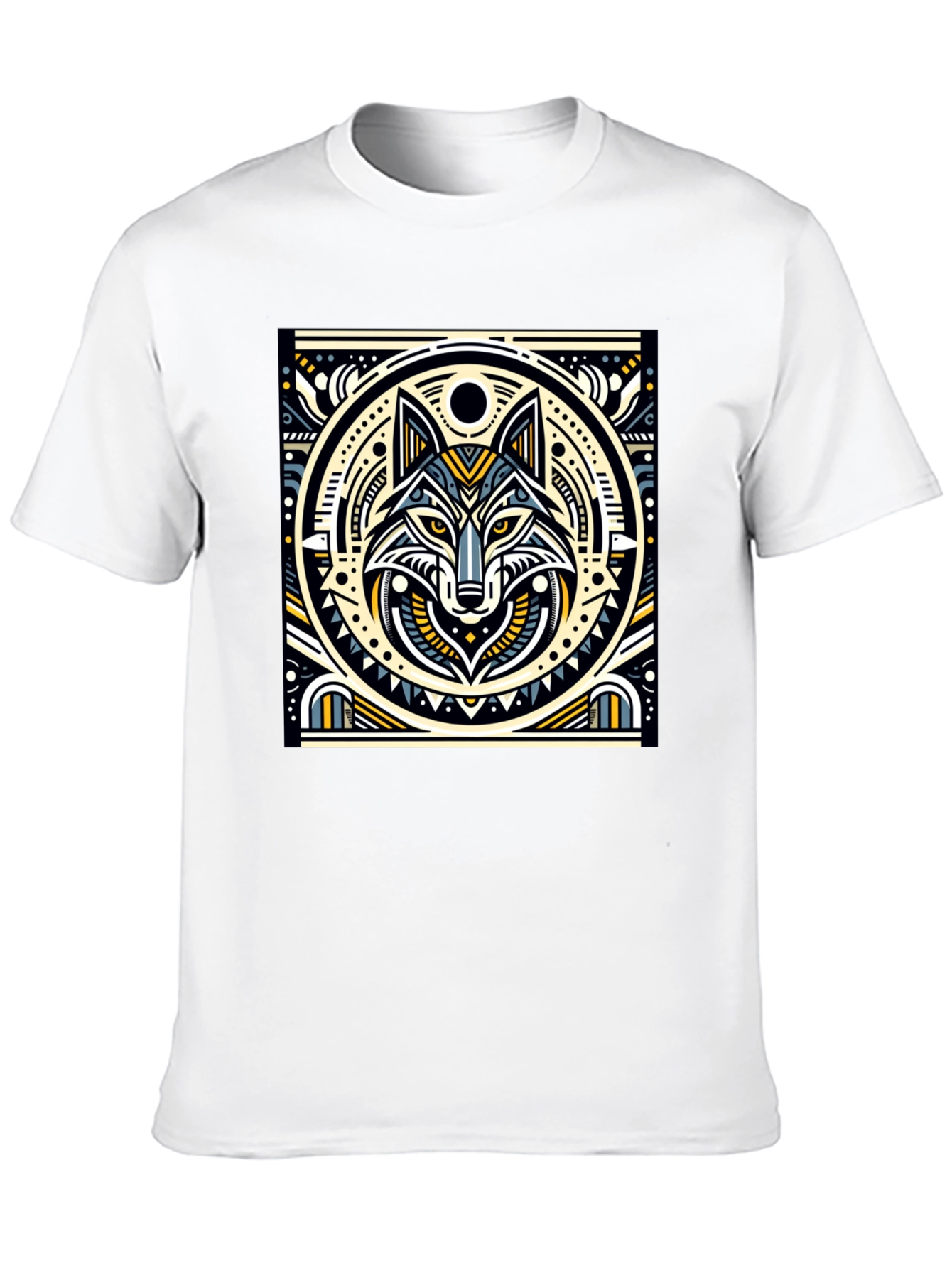 Wolf Graphic Black T-Shirt