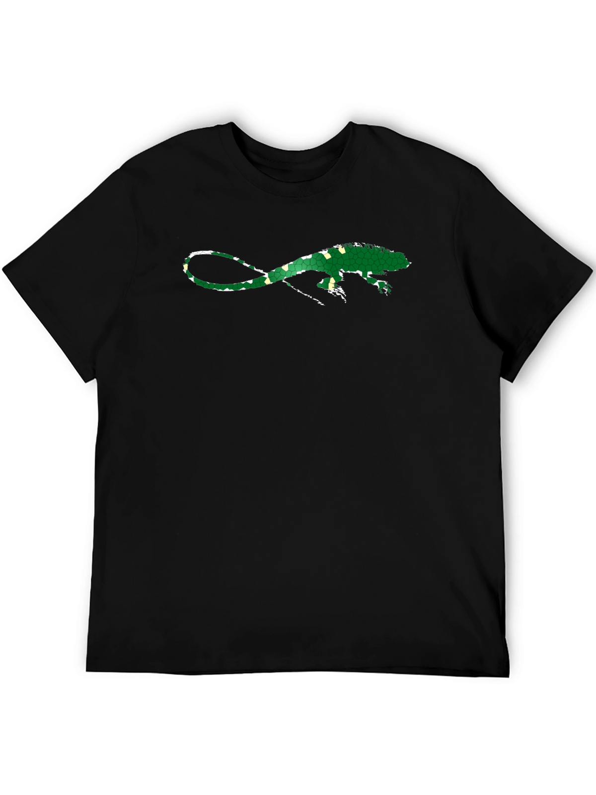Iguana Graphic Tee - Mens Black T-Shirt