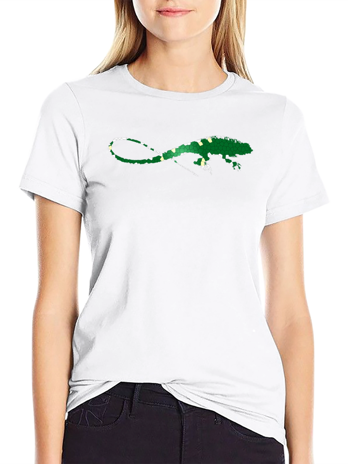 Iguana Graphic Tee - Mens Black T-Shirt