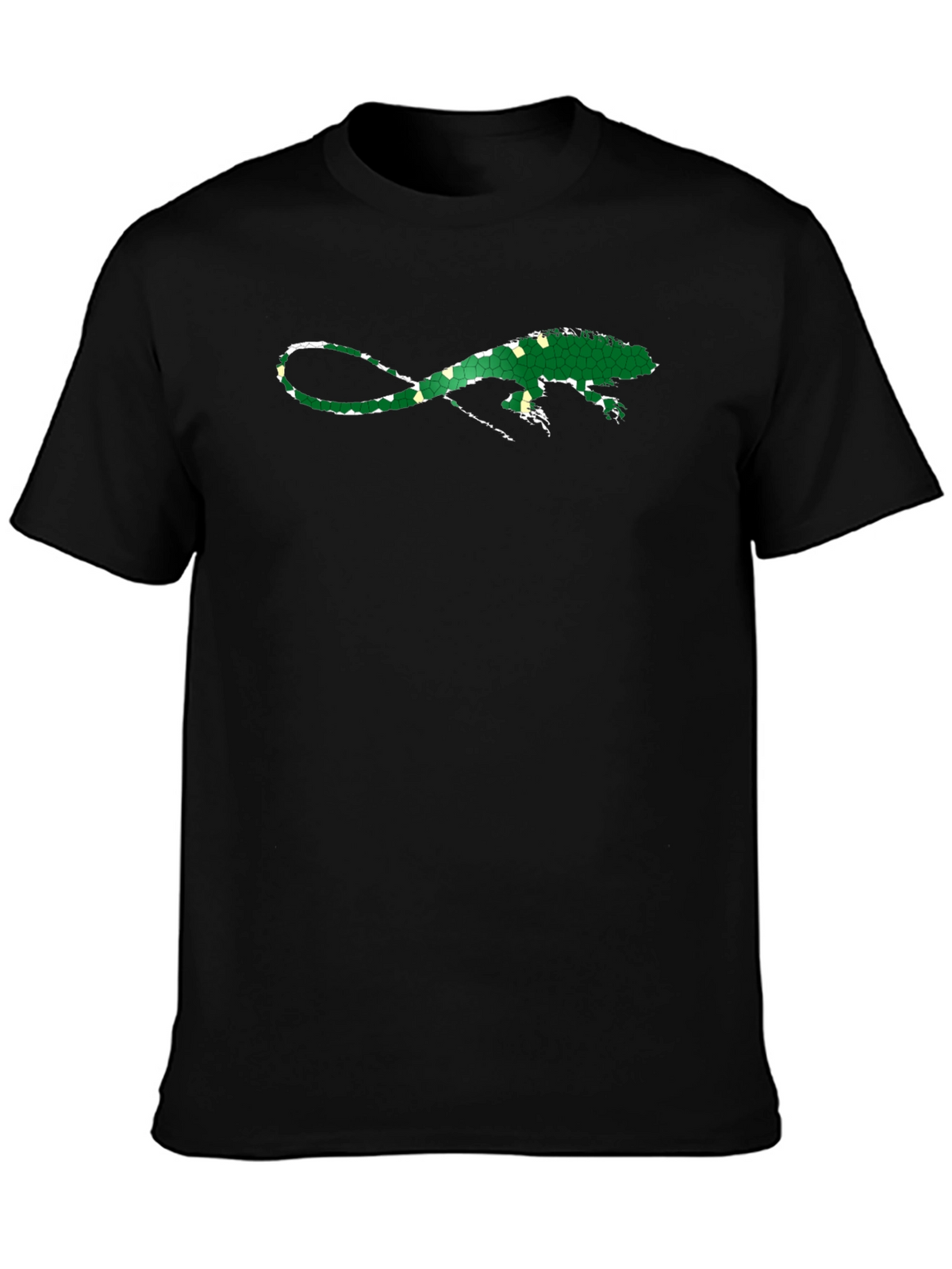 Iguana Graphic Tee - Mens Black T-Shirt