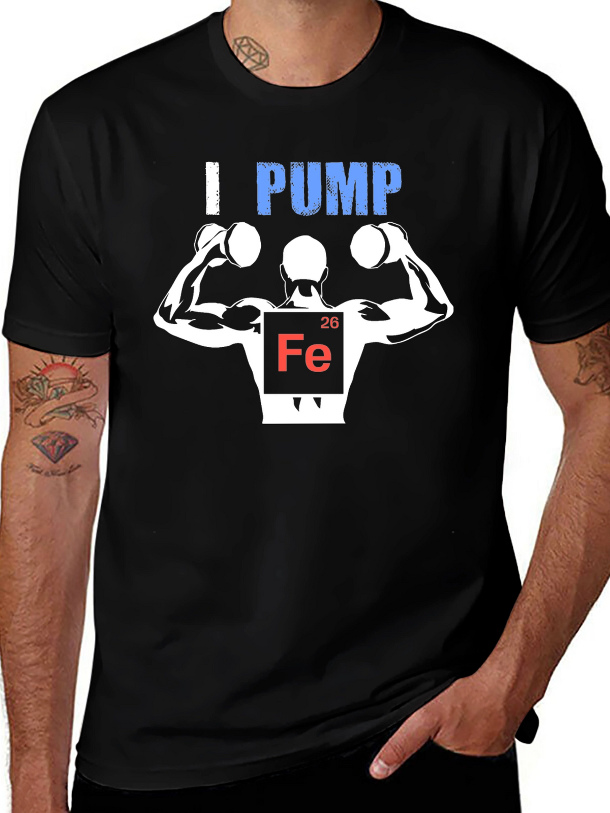 I Pump Iron T-Shirt - Weightlifting Shirt