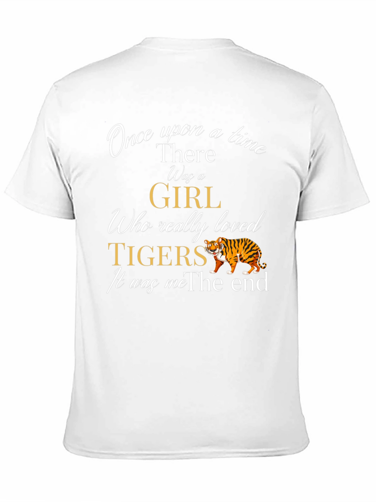Girl Who Loves Tigers T-Shirt