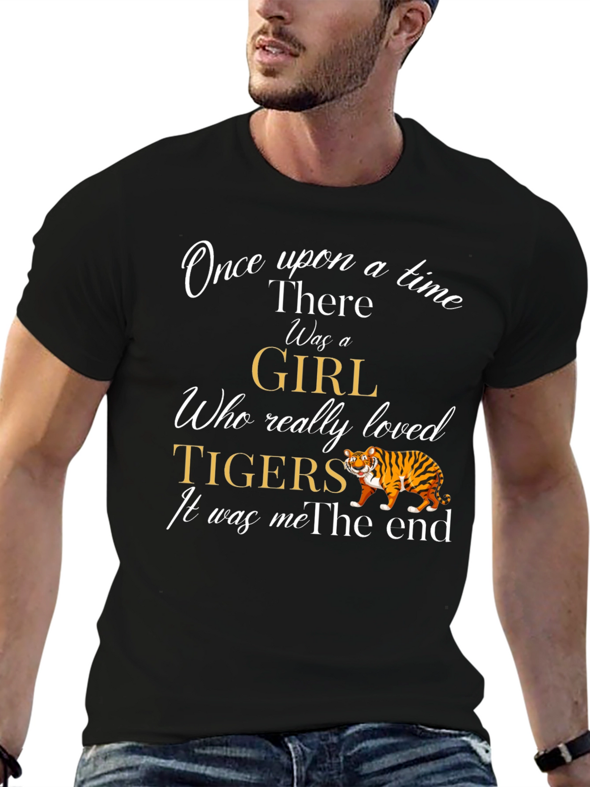Girl Who Loves Tigers T-Shirt