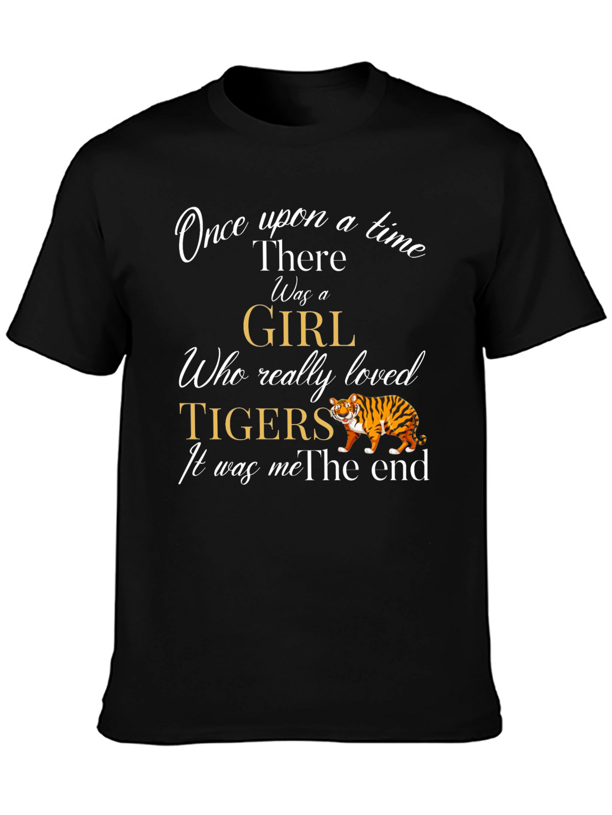 Girl Who Loves Tigers T-Shirt