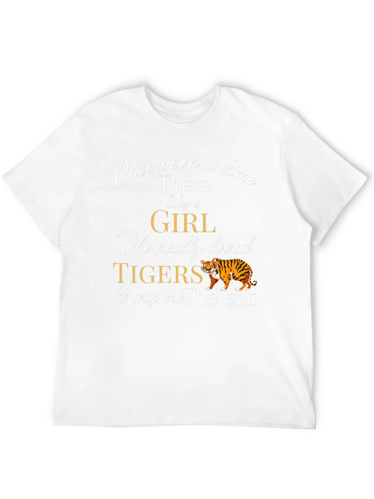 Girl Who Loves Tigers T-Shirt