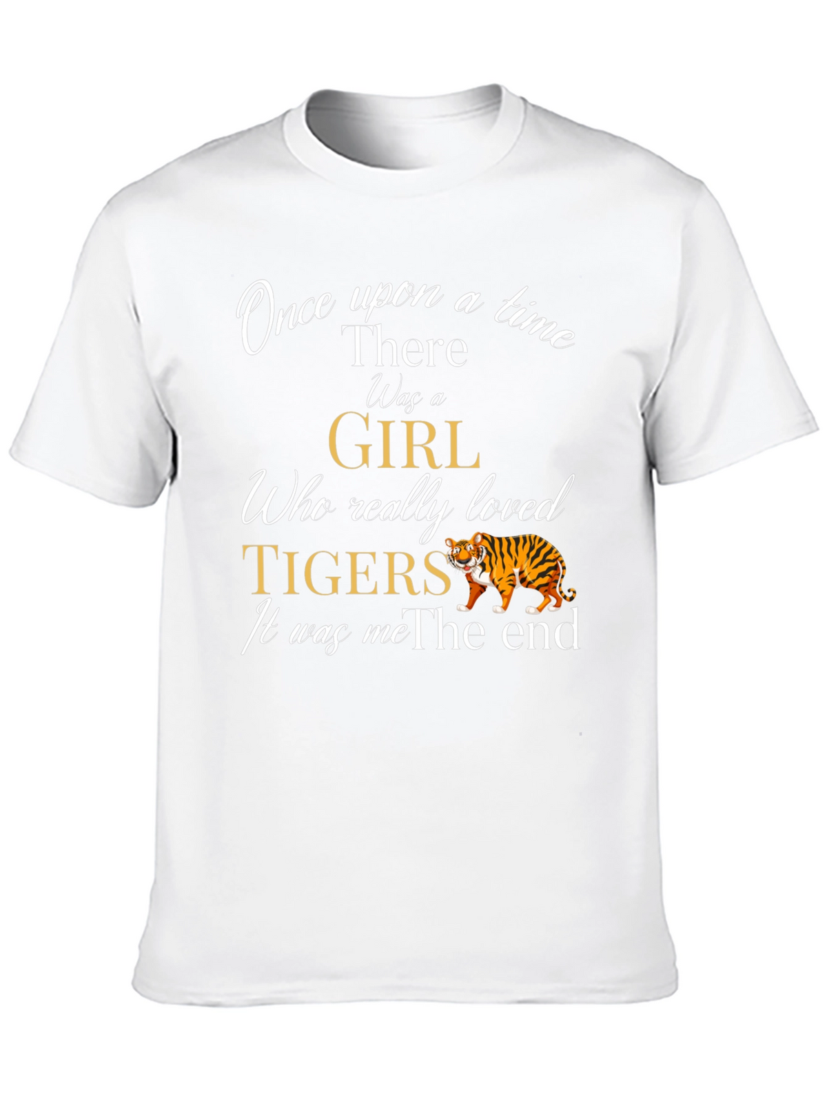 Girl Who Loves Tigers T-Shirt