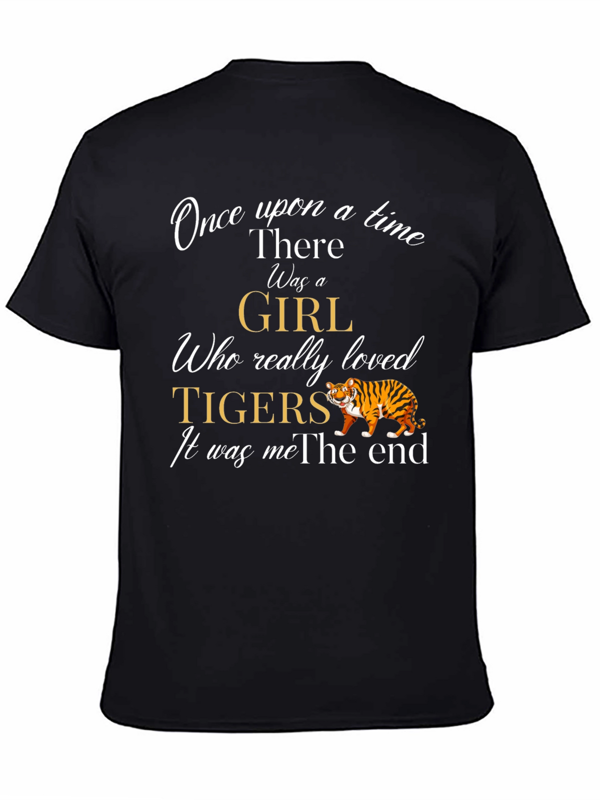 Girl Who Loves Tigers T-Shirt