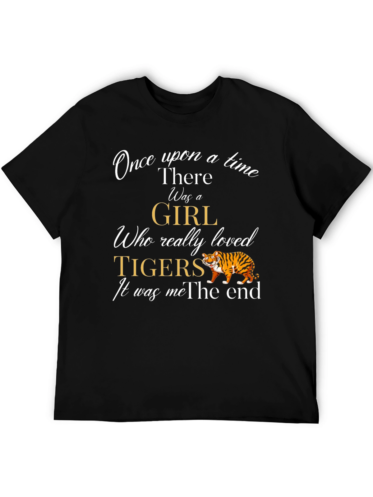 Girl Who Loves Tigers T-Shirt