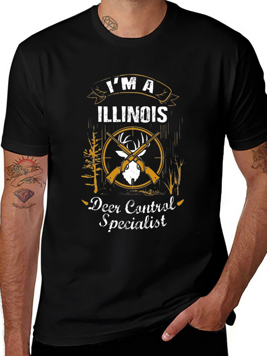 Illinois Deer Control Specialist Graphic Tee