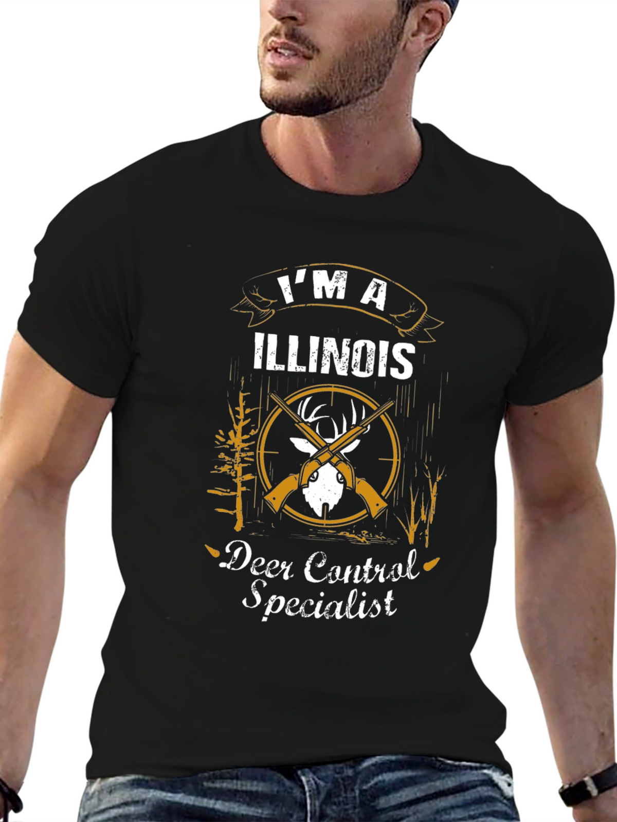 Illinois Deer Control Specialist Graphic Tee