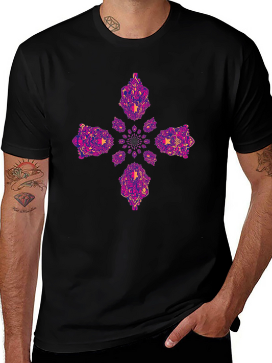 Abstract Kaleidoscope Graphic Tee