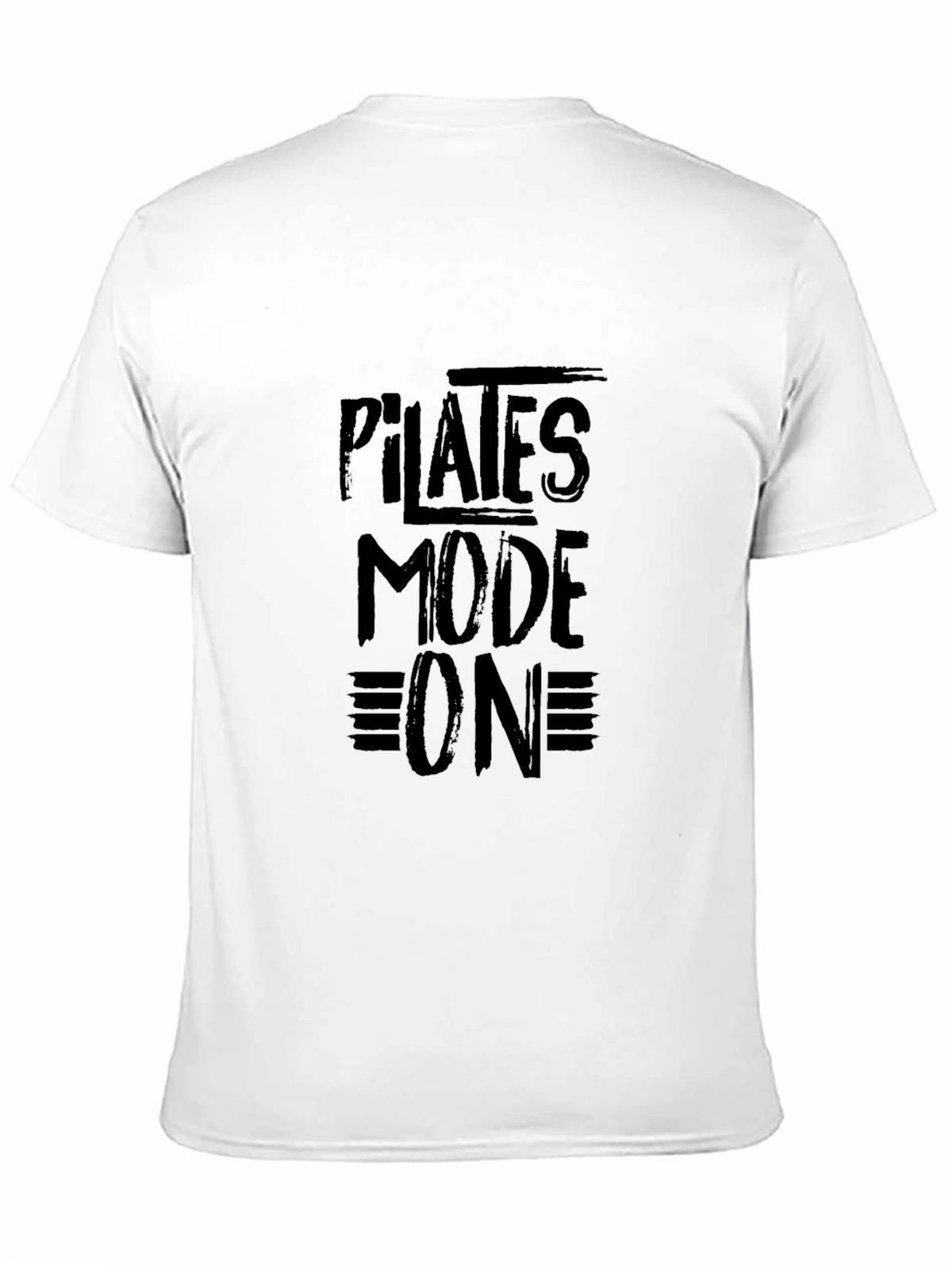 Pilates Mode On T-Shirt - Black Graphic Tee