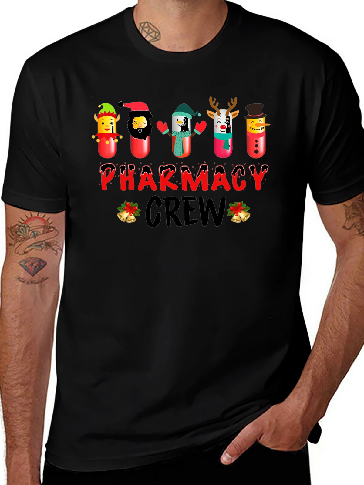 Pharmacy Crew Christmas T-Shirt