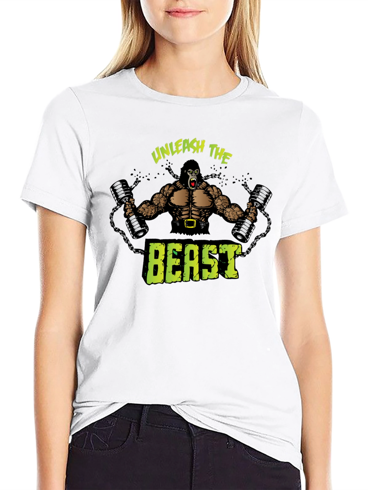 Unleash the Beast T-Shirt - Gym Gorilla