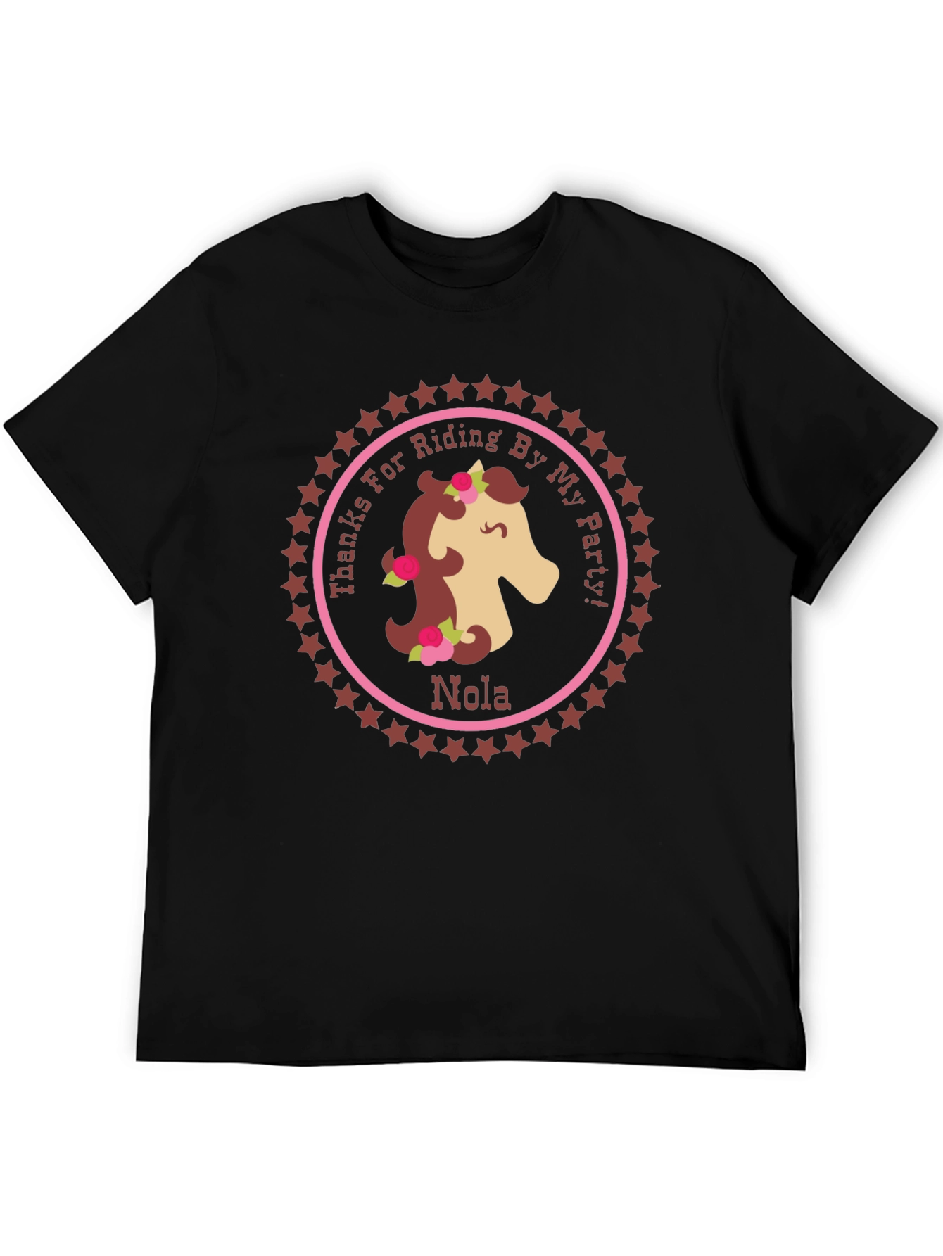 Horse Riding Party T-Shirt - Personalized