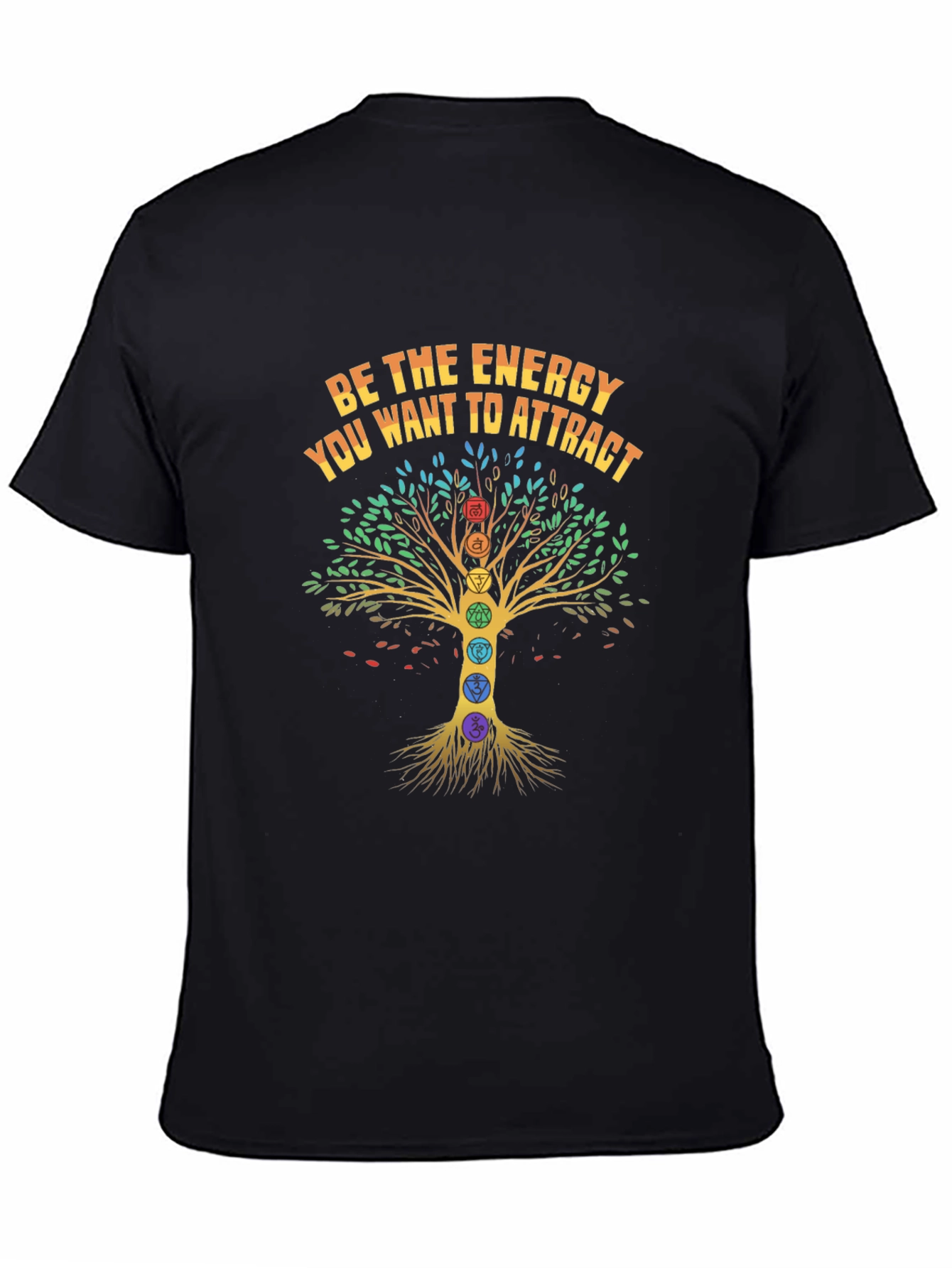 Energy Tree Chakra T-Shirt - Attract Positive Vibes!
