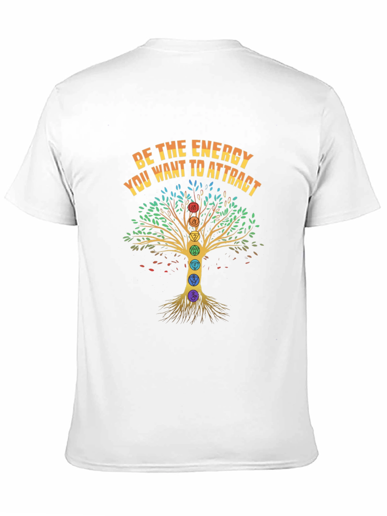 Energy Tree Chakra T-Shirt - Attract Positive Vibes!