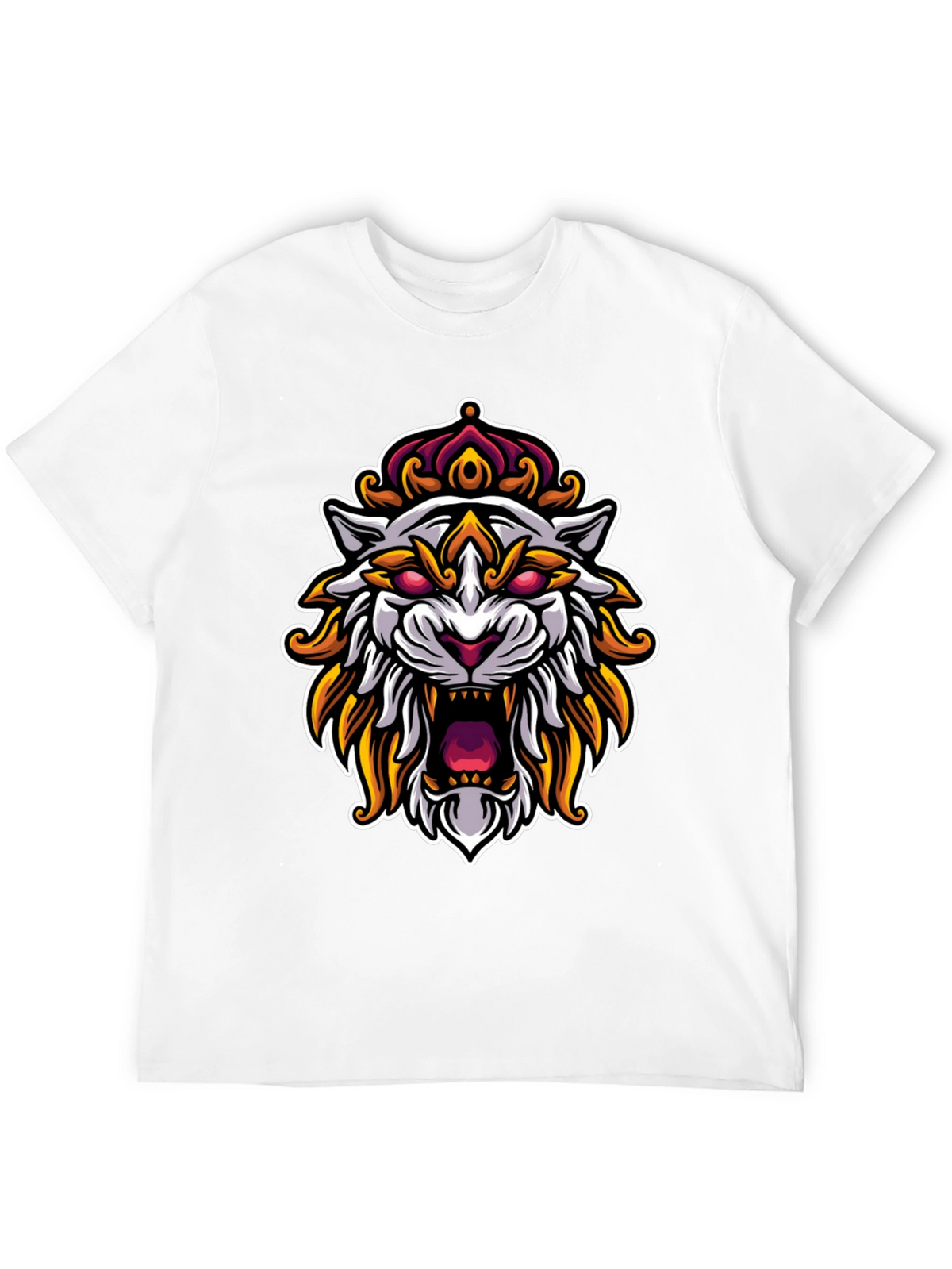 King Tiger Graphic T-Shirt - Black