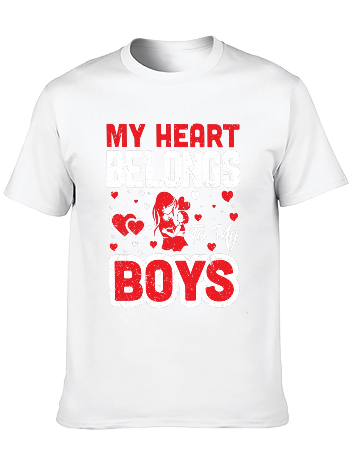 My Heart Belongs To My Boys T-Shirt