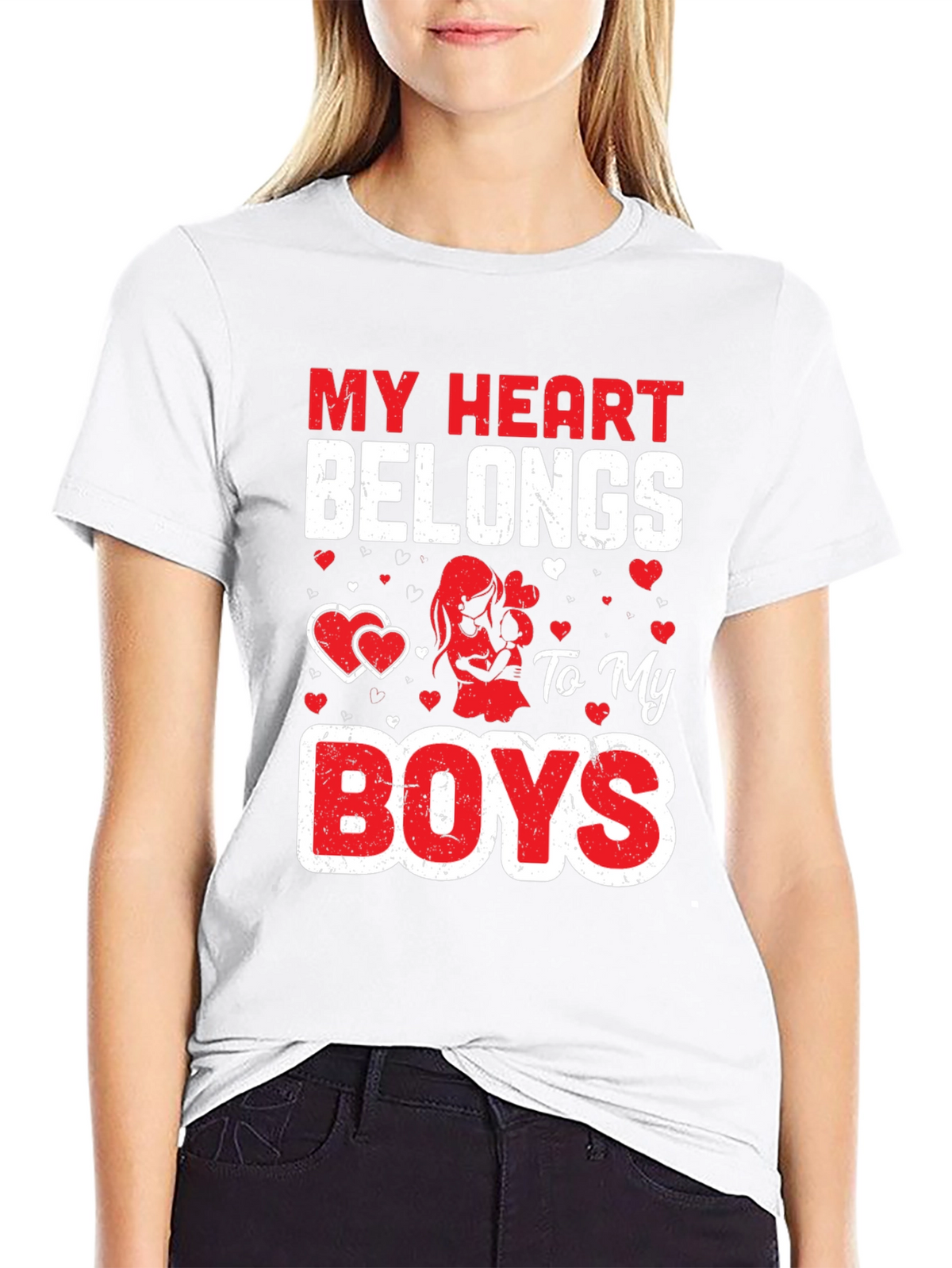 My Heart Belongs To My Boys T-Shirt