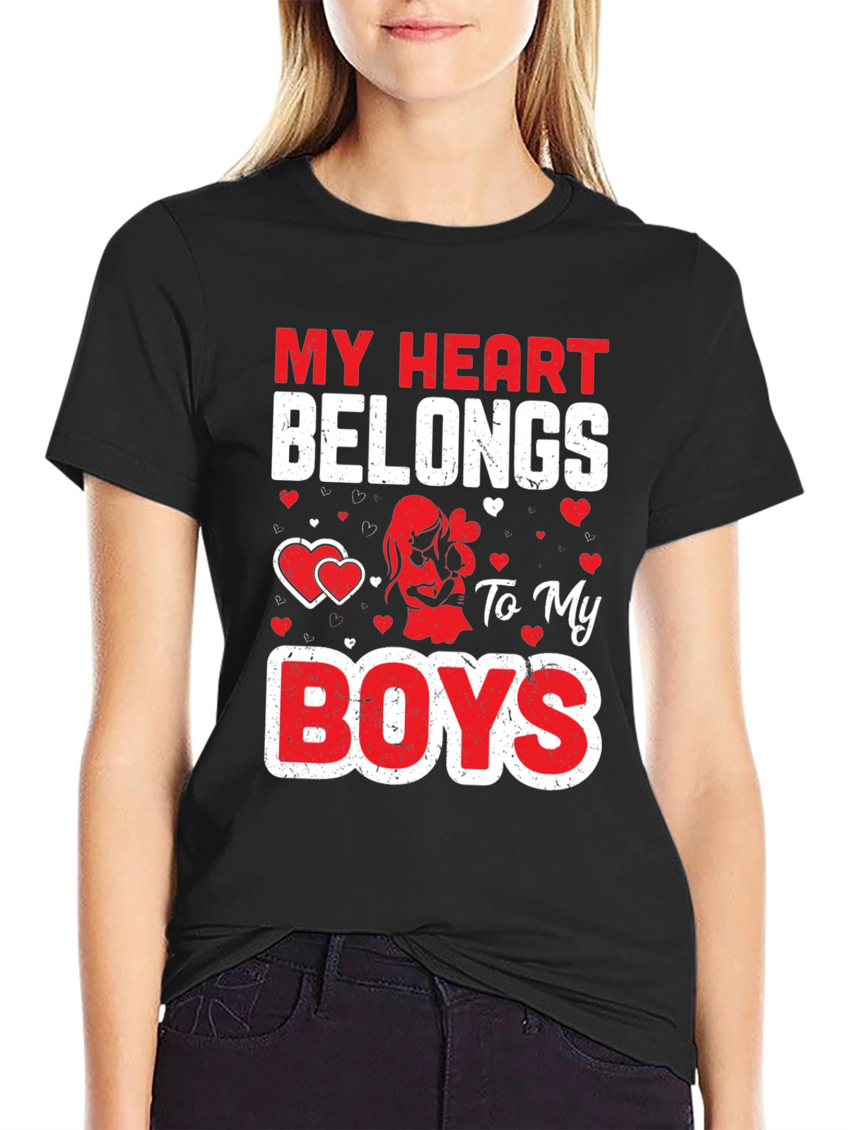 My Heart Belongs To My Boys T-Shirt