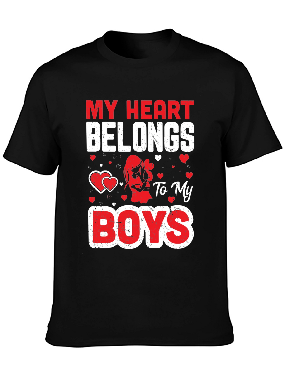 My Heart Belongs To My Boys T-Shirt