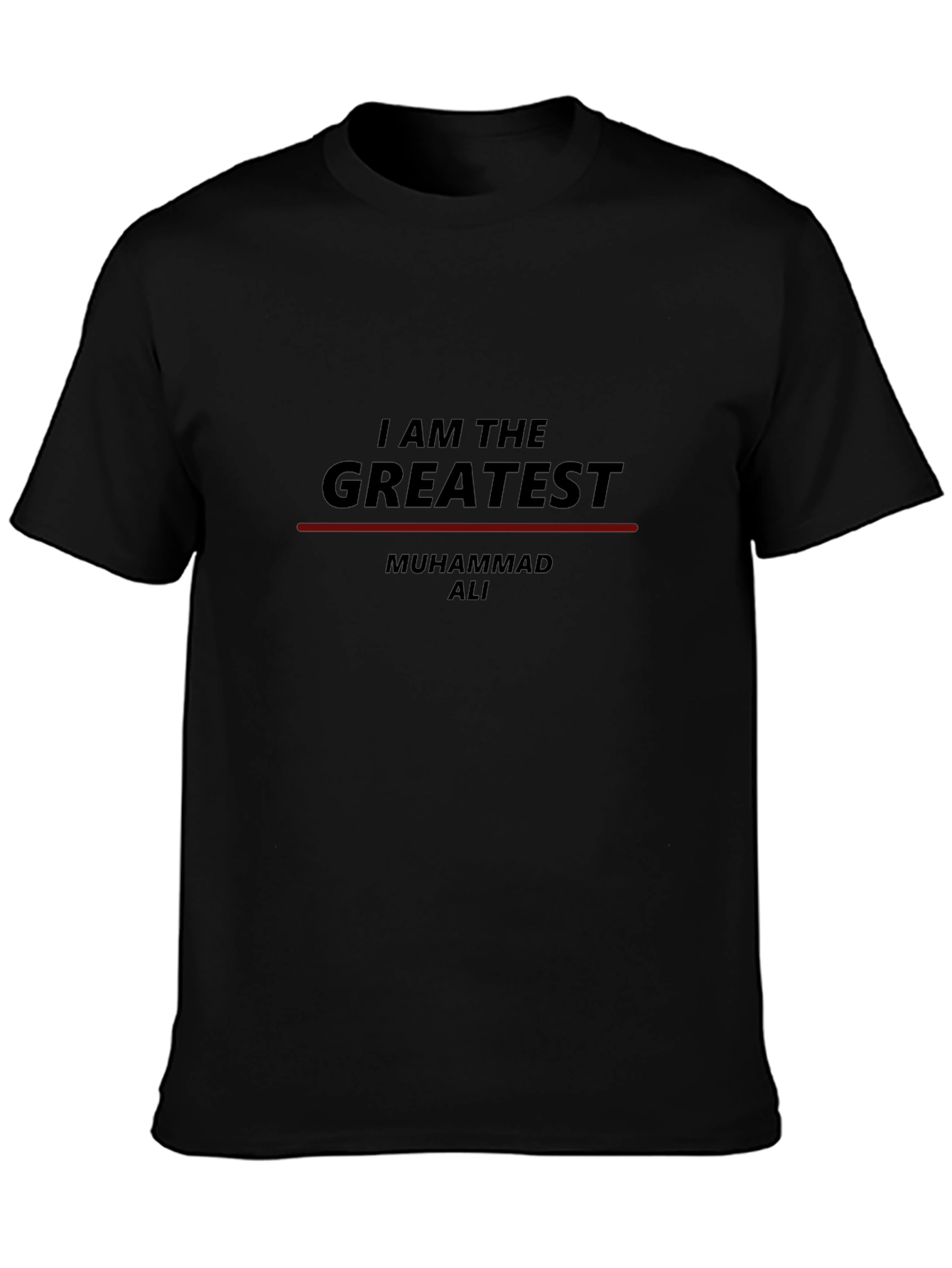 I Am The Greatest - Muhammad Ali Black T-Shirt