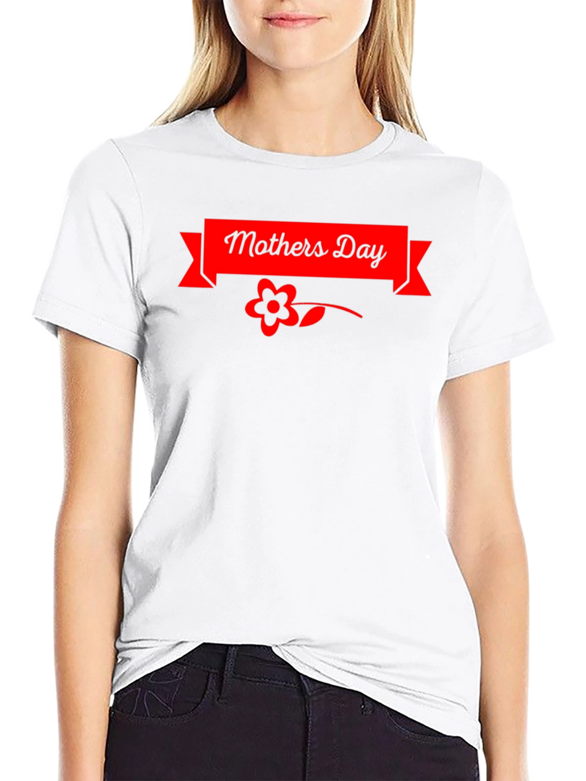 Mothers Day Flower Graphic T-Shirt