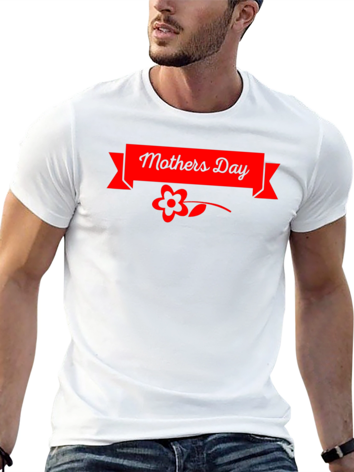 Mothers Day Flower Graphic T-Shirt