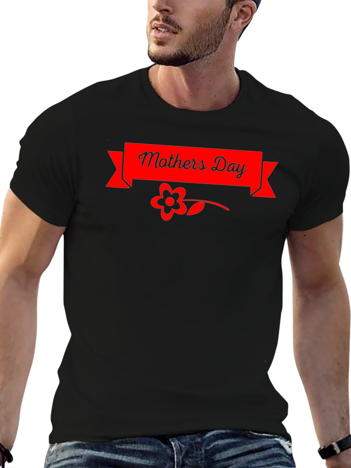 Mothers Day Flower Graphic T-Shirt